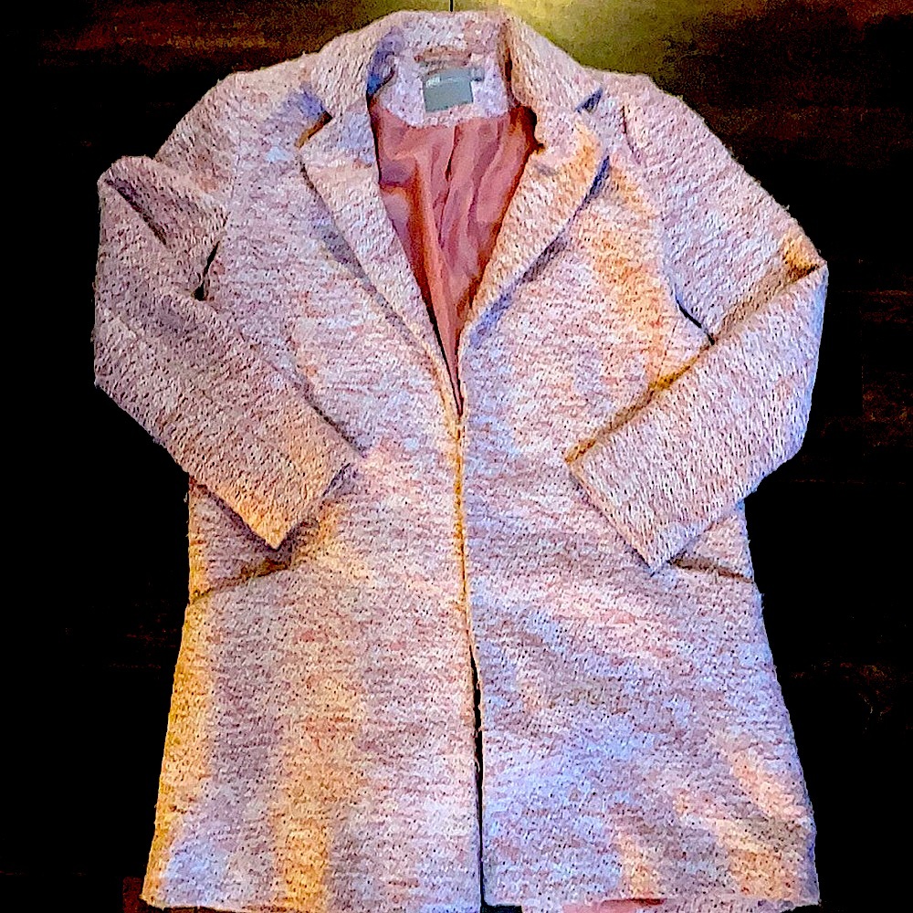 3/30$ pink coat, sz 6